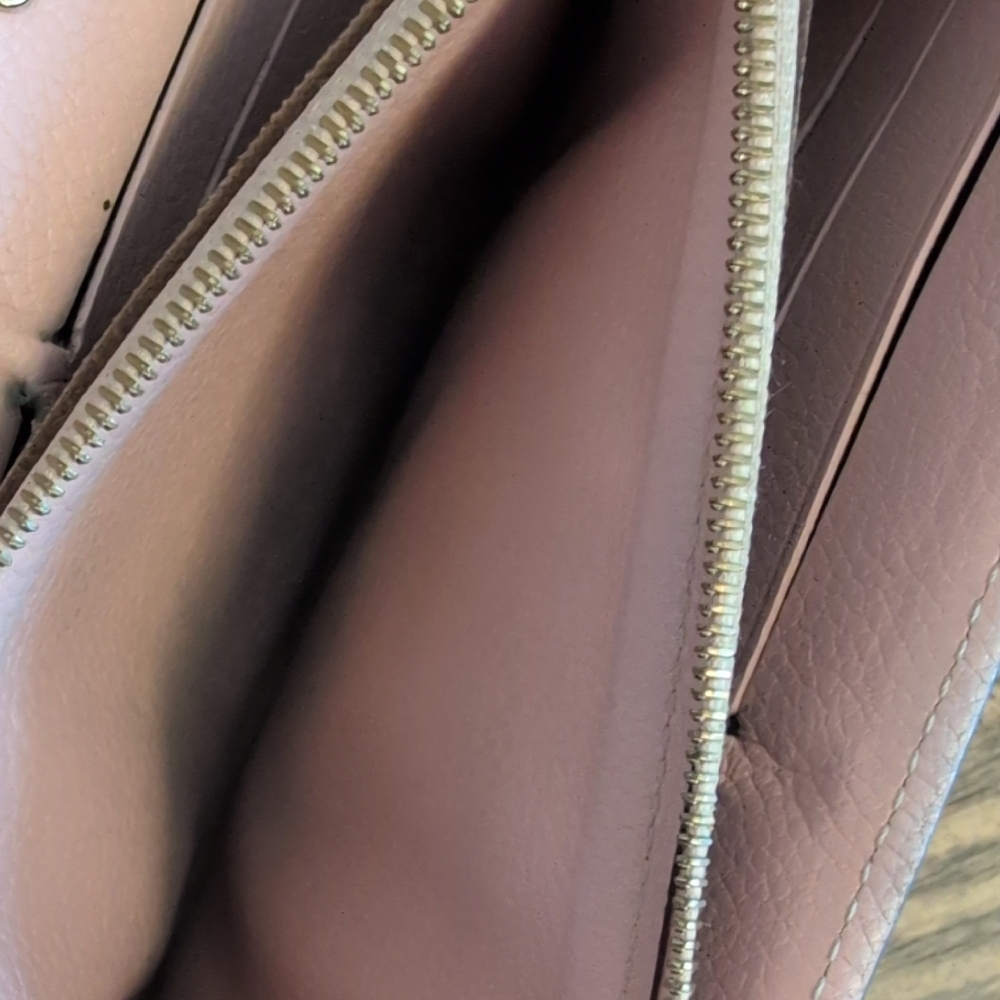 Louis Vuitton LV Monogram Pallas Rose Ballerine Slide Lock Wallet - Picture 9 of 12